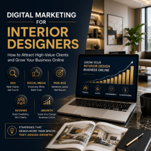 Digital Marketing for Interior Designers: How to Attract High-Value Clients and Grow Your Business Online